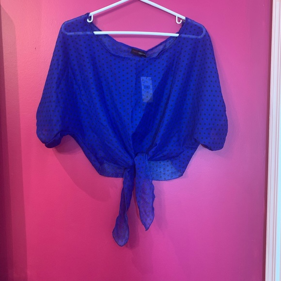 Blue crop top - Picture 1 of 1